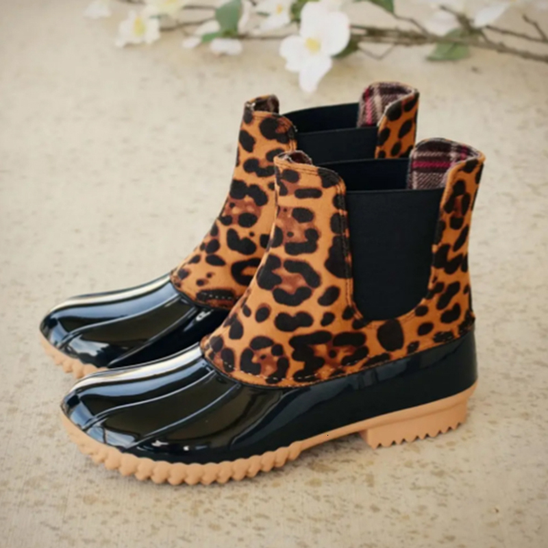 2021 New Fashion Leopard Print Rubber Rain for Women Waterproof Low Heel Slip on Boots Woman Plus Size Ankle Shoes 43 Oit8, Coffee
2021 New Fashion Leopard Print Rubber Rain for Women Waterproof Low Heel Slip on Boots Woman Plus Size Ankle Shoes 43 Oit8, Coffee