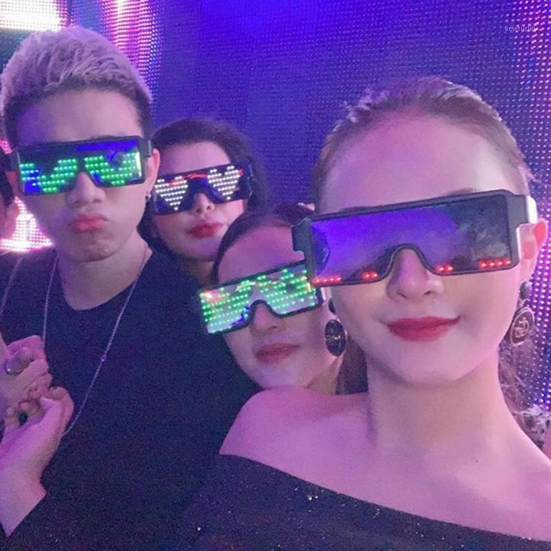 Party Decoration USB Charging Four-color Colorful LED Light-up Glasses With 10 Patterns Halloween Bar KTV Atmosphere Jumpy
Party Decoration USB Charging Four-color Colorful LED Light-up Glasses With 10 Patterns Halloween Bar KTV Atmosphere Jumpy