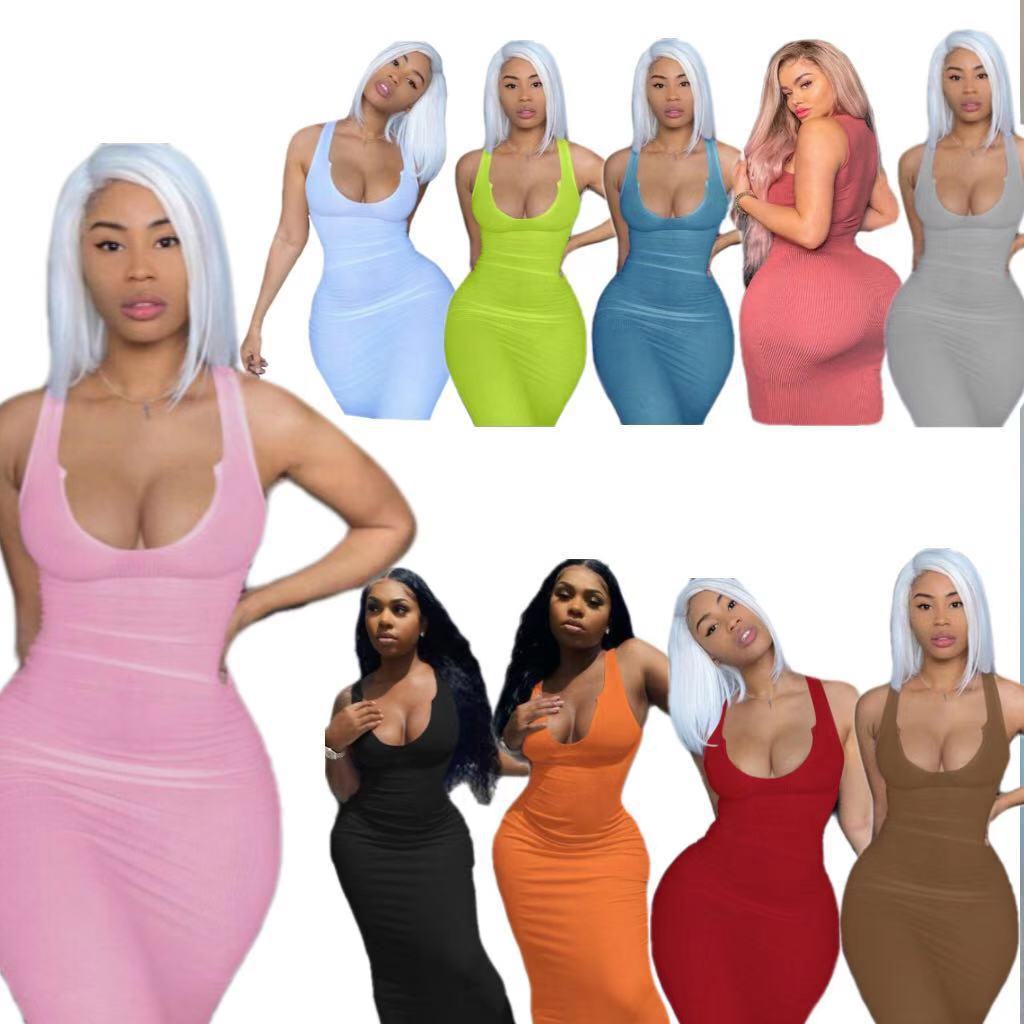 Women Designers Clothes 2021 dresses fashion summer solid long vest ankle-length dress woman models printed maxi clothing ladies, Army green
Women Designers Clothes 2021 dresses fashion summer solid long vest ankle-length dress woman models printed maxi clothing ladies, Army green