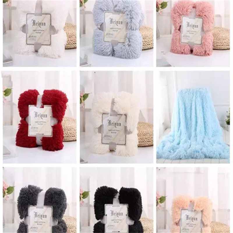 Plush Blanket Super Soft Long Shaggy Blankets Fuzzy PV Faux Fur Warm Elegant Cozy Throw Sofas Bedding
Plush Blanket Super Soft Long Shaggy Blankets Fuzzy PV Faux Fur Warm Elegant Cozy Throw Sofas Bedding