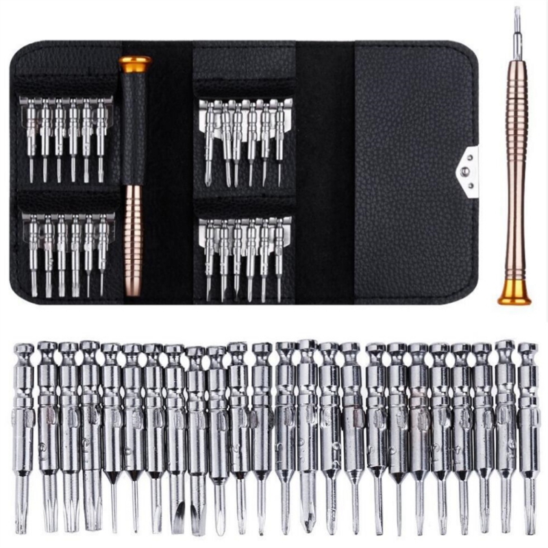 25 one portable screwdriver set Repair Tools Mobile phone disassemble tool repair package computer phone repair tools
25 one portable screwdriver set Repair Tools Mobile phone disassemble tool repair package computer phone repair tools