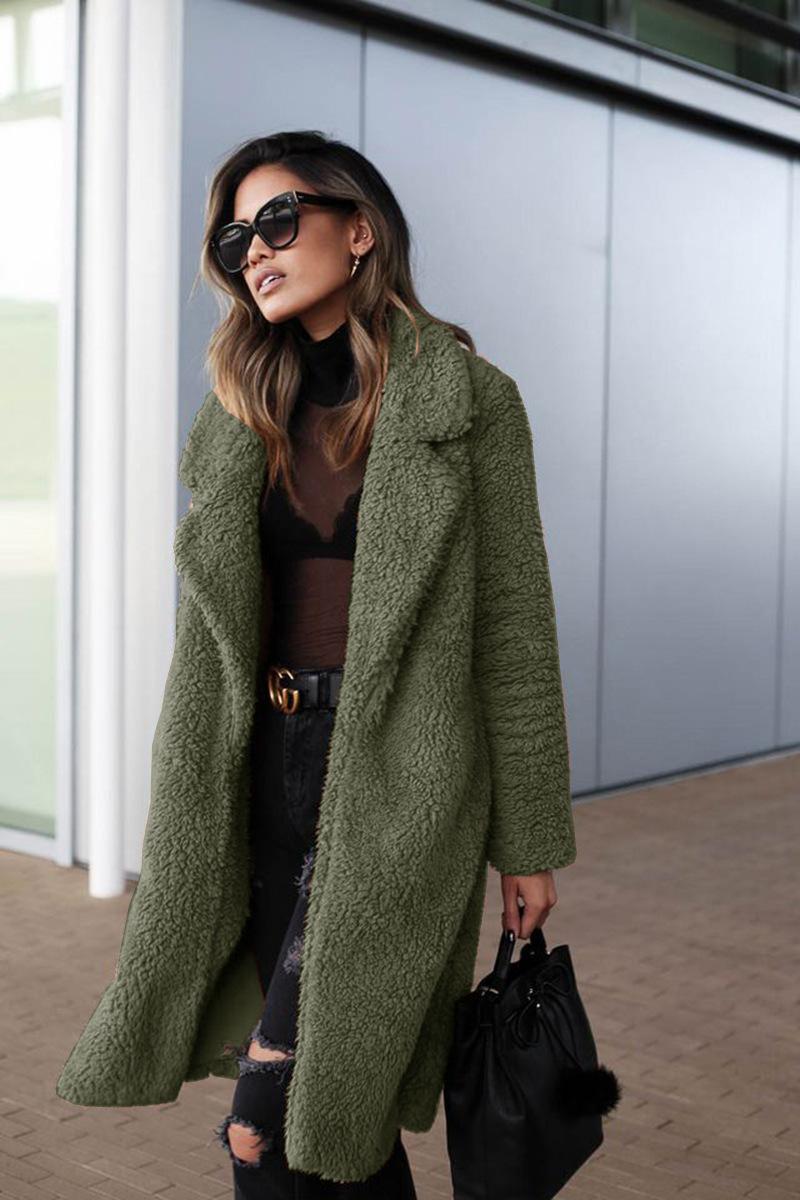 Women' Fur & Faux Long-sleeved Lapel And Velvet Thickened Jacket Wear Long-length Cardigan, Beige
Women' Fur & Faux Long-sleeved Lapel And Velvet Thickened Jacket Wear Long-length Cardigan, Beige