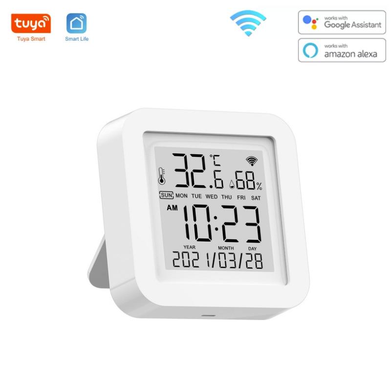 Smart Home Control Tuya WIFI Temperature & Humidity Sensor For Var SmartLife Thermometer With Display Support Alexa Google Assistant
Smart Home Control Tuya WIFI Temperature & Humidity Sensor For Var SmartLife Thermometer With Display Support Alexa Google Assistant