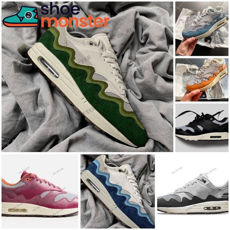 2022 Patta x 1 men women Running shoes fashion Metallic Silver Pure Platinum Aqua Noise Monarch Grey Black mens Outdoor Sports Sneakers
2022 Patta x 1 men women Running shoes fashion Metallic Silver Pure Platinum Aqua Noise Monarch Grey Black mens Outdoor Sports Sneakers