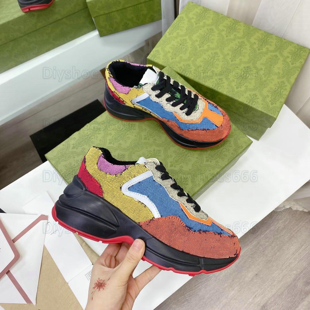 2021ss Mens Rhyton Multicolor Shoes Vintage Beige Designer Sneaker Height Increasing Lace-up Jacquard Fabric Canvas Platform Outdoor Casual Shoes, Black;white
2021ss Mens Rhyton Multicolor Shoes Vintage Beige Designer Sneaker Height Increasing Lace-up Jacquard Fabric Canvas Platform Outdoor Casual Shoes, Black;white