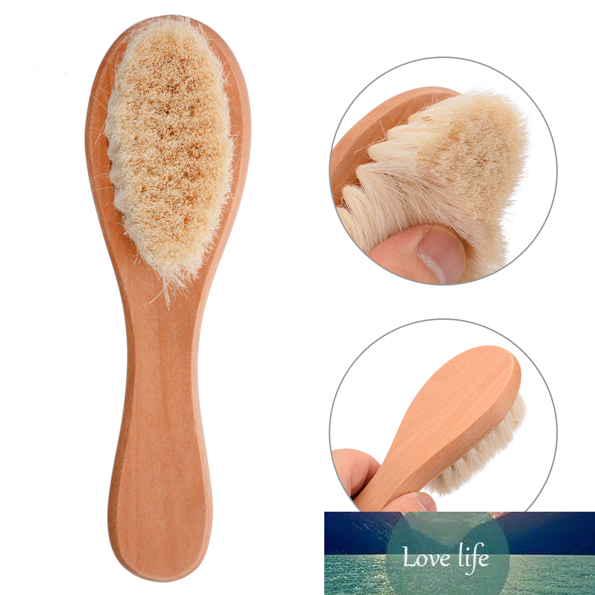 New Baby Natural Wooden Brush Comb Brush Baby Hairbrush Newborn Baby Head Massager Bathroom Accessories
New Baby Natural Wooden Brush Comb Brush Baby Hairbrush Newborn Baby Head Massager Bathroom Accessories
