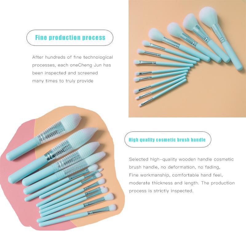 Makeup Brushes 10 PCS/11PCS/12PCS Soft Profession Brush Set Ye Shadow Loose Powder Foundation Blush Cosmetic Tools