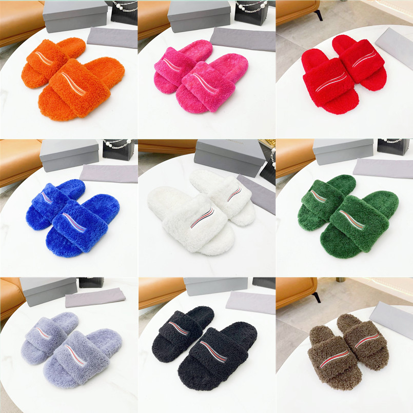 Luxurys designers Women Ladies wool Slippers Slides Winter fur Fluffy Furry Warm letters Sandals Comfortable Fuzzy Girl Flip Flop Slipper slide
Luxurys designers Women Ladies wool Slippers Slides Winter fur Fluffy Furry Warm letters Sandals Comfortable Fuzzy Girl Flip Flop Slipper slide