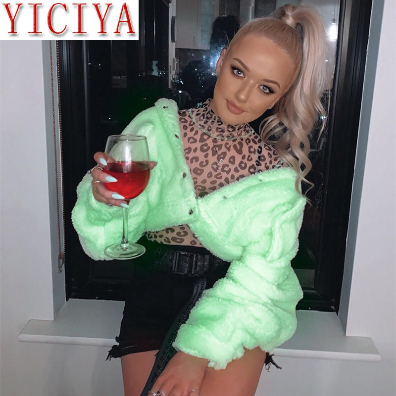 Coats Winter Cozy Faux Lambswool Fleece Jackets Women Autumn Warm Fashion Coats Long Sleeve Casual Pocket Button Outerwear 201019