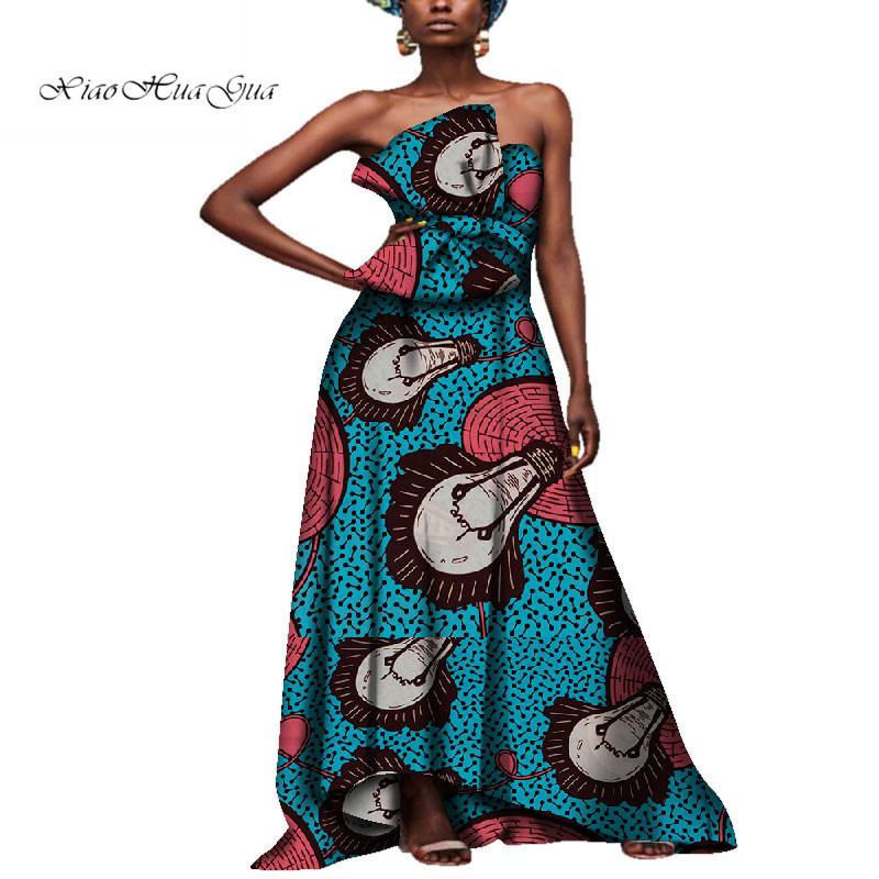 Ethnic Clothing African Print Dress For Women Strapless Dashiki Bazin Riche Wedding Party With Big Bow Plus Size WY4517
Ethnic Clothing African Print Dress For Women Strapless Dashiki Bazin Riche Wedding Party With Big Bow Plus Size WY4517