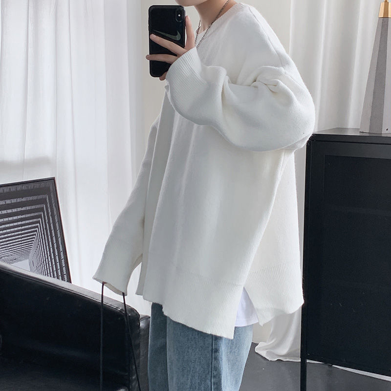 2021 New Winter Sweater Men's Warm Fashion Solid Color O-neck Knitted Pullover Men Wild Loose Korean Clothes Mens Knitting Sweaters M-2xl Jj, Black
2021 New Winter Sweater Men's Warm Fashion Solid Color O-neck Knitted Pullover Men Wild Loose Korean Clothes Mens Knitting Sweaters M-2xl Jj, Black