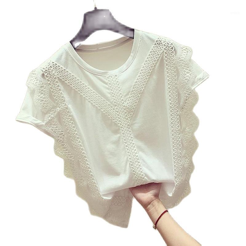 Lace Women Blouse 2021 Summer O-Neck Patchwork Loose Office Lady Elegant Pulls Outwear Coat Tops Women' Blouses & Shirts, Black
Lace Women Blouse 2021 Summer O-Neck Patchwork Loose Office Lady Elegant Pulls Outwear Coat Tops Women' Blouses & Shirts, Black