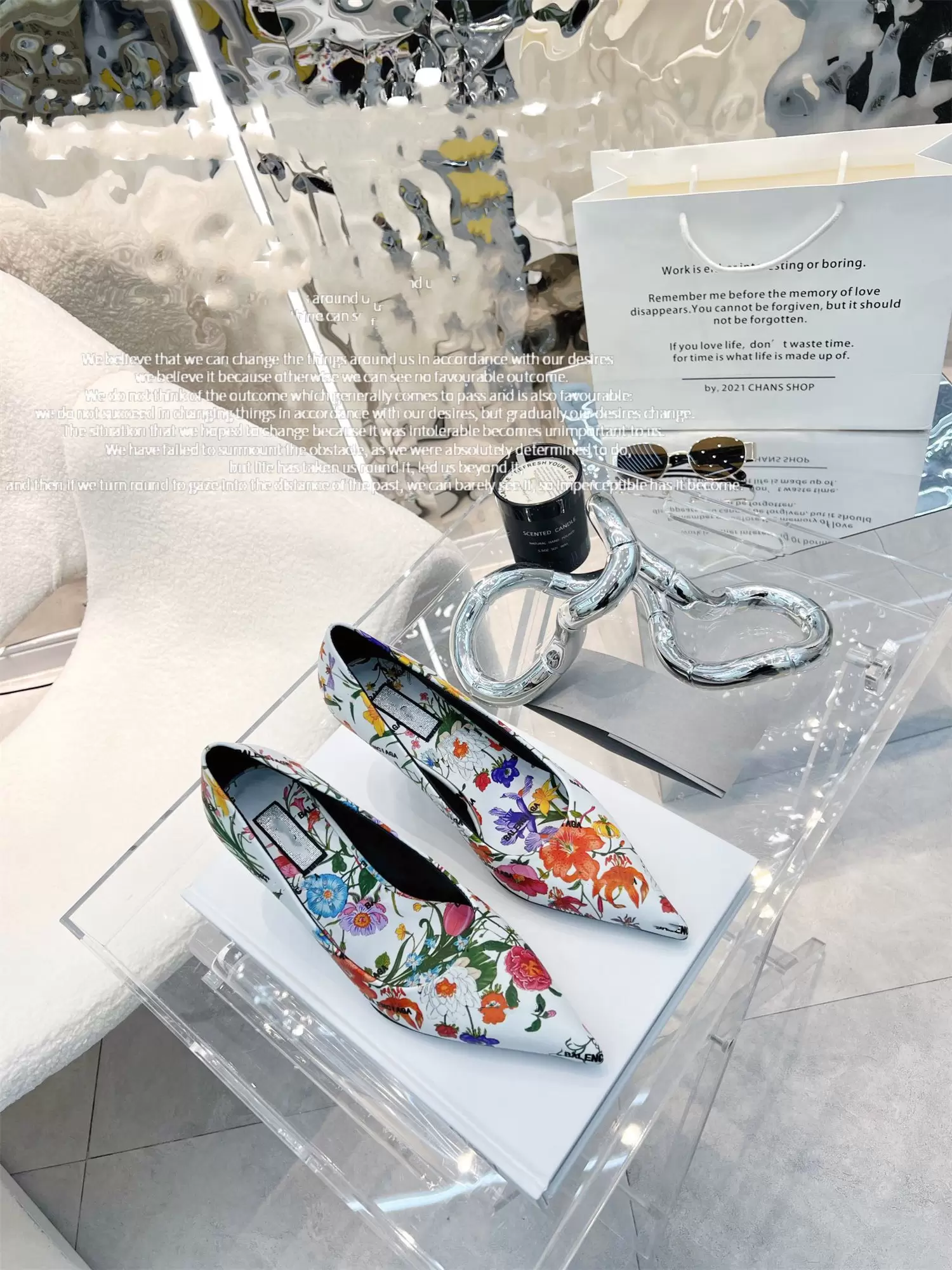 2022 G&B jointly Flower high heel sandals luxury designer dress shoes style women's stiletto 8CM leather pointed toe striped single shoes 35-41, Colorful
2022 G&B jointly Flower high heel sandals luxury designer dress shoes style women's stiletto 8CM leather pointed toe striped single shoes 35-41, Colorful
