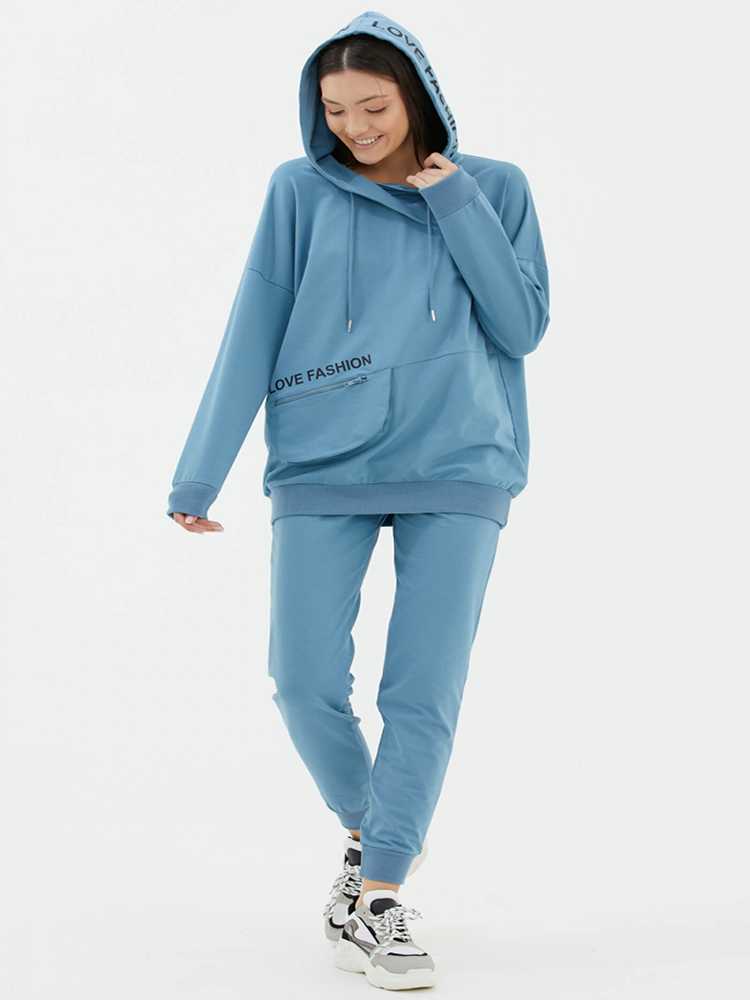 Women's Two Piece Pants Love Fashion Patterned Bag Pocketed Blue Color Cotton Fabric Long Sleeve Hooded Tracksuit Set 2022 Sporty Clothing, White
Women's Two Piece Pants Love Fashion Patterned Bag Pocketed Blue Color Cotton Fabric Long Sleeve Hooded Tracksuit Set 2022 Sporty Clothing, White
