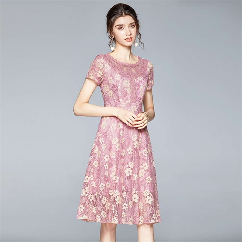 High Quality Print Lace Party Dress Women Summer Fashion Elegant Short Sleeve Office Work Dresses 210602, Blue
High Quality Print Lace Party Dress Women Summer Fashion Elegant Short Sleeve Office Work Dresses 210602, Blue