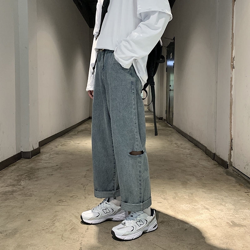 2021 New Wide-leg Men's Fashion Casual Retro Straight Jeans Men Streetwear Hip-hop Ripped Denim Trousers Mens 2xq9, Nostalgic orchid
2021 New Wide-leg Men's Fashion Casual Retro Straight Jeans Men Streetwear Hip-hop Ripped Denim Trousers Mens 2xq9, Nostalgic orchid