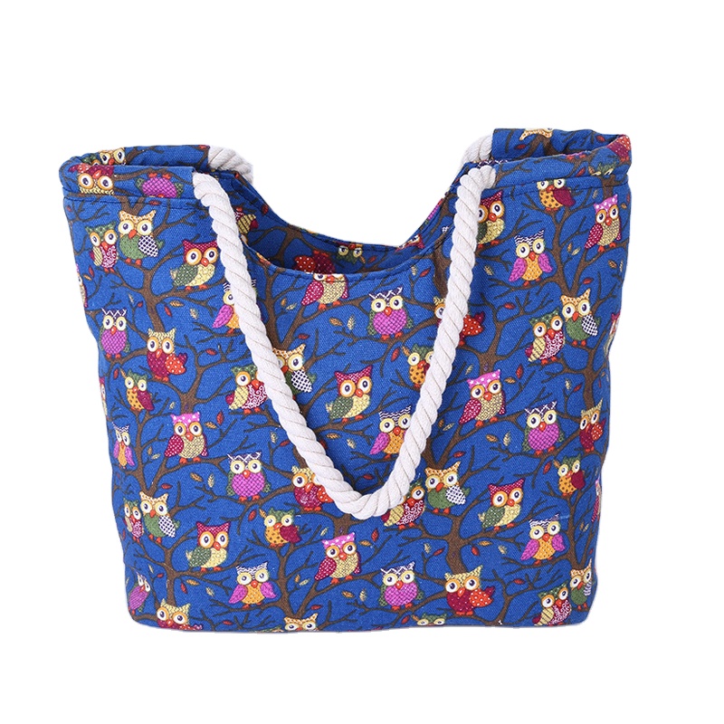 European And American Style Bag Single Shoulder Portable Wear-Resistant Canvas Female Summer Owl Beach Rpet Bag, Pink
European And American Style Bag Single Shoulder Portable Wear-Resistant Canvas Female Summer Owl Beach Rpet Bag, Pink