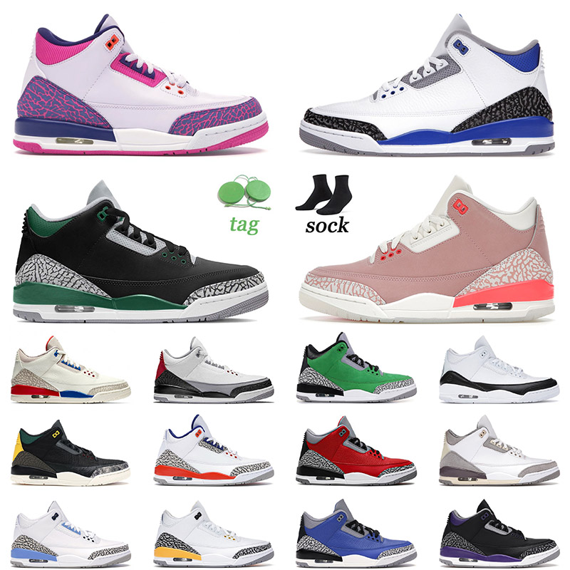 Top Jumpman 3 3s Basketball Shoes Racer Blue Air Jorden Medium Grey Court Purple Jordan3s Mens Women Fragment Trainers Sneakers 36-47
Top Jumpman 3 3s Basketball Shoes Racer Blue Air Jorden Medium Grey Court Purple Jordan3s Mens Women Fragment Trainers Sneakers 36-47