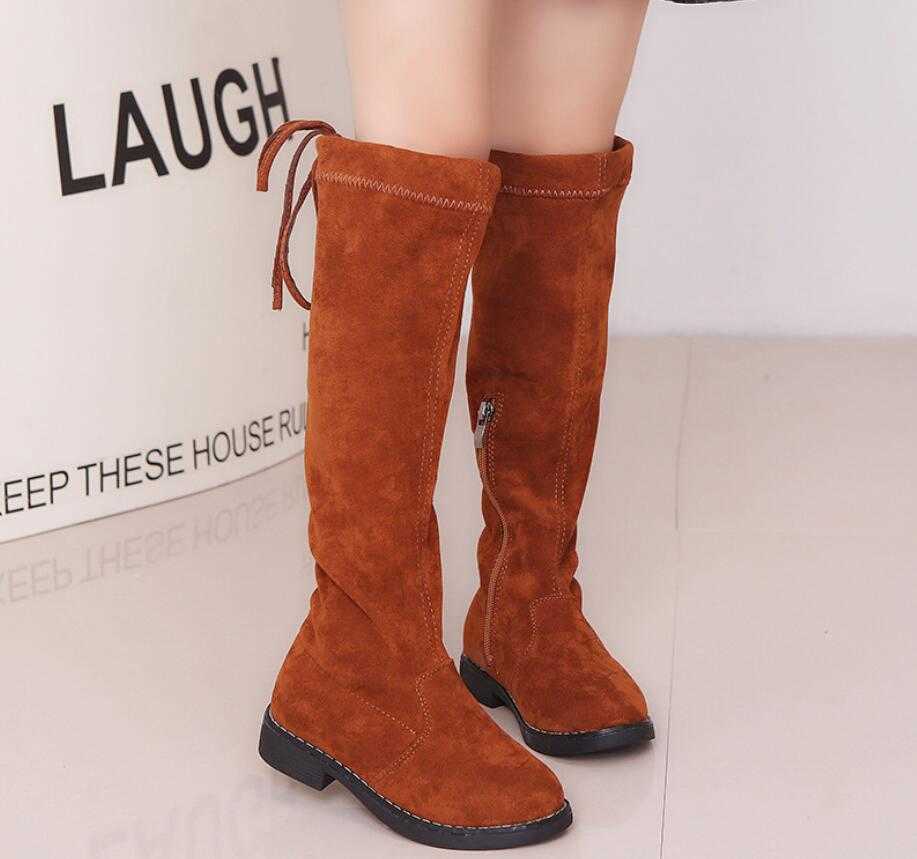 Boots Girls Knee-high Long Fashion Princess Edition Children's Tall Snow 2022 Children High Kids Shoes Bota Kid Sneakers Y2210