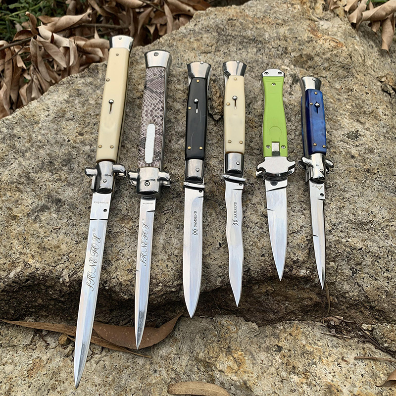 Hot SAMSEND Automatic Knife Styles Varied Tactical Folding Knife EDC Outdoor Self-defense Tool Gifts Best Choice
Hot SAMSEND Automatic Knife Styles Varied Tactical Folding Knife EDC Outdoor Self-defense Tool Gifts Best Choice