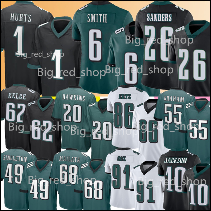 1 Jalen Hurts 6 DeVonta Smith Jersey 26 Miles Sanders Brandon Graham Football Jerseys Zach Ertz Fletcher Cox Jason Kelce Brian Dawkins Reggie White DeSean Jackson 86, Men {s-xxxl}
1 Jalen Hurts 6 DeVonta Smith Jersey 26 Miles Sanders Brandon Graham Football Jerseys Zach Ertz Fletcher Cox Jason Kelce Brian Dawkins Reggie White DeSean Jackson 86, Men {s-xxxl}