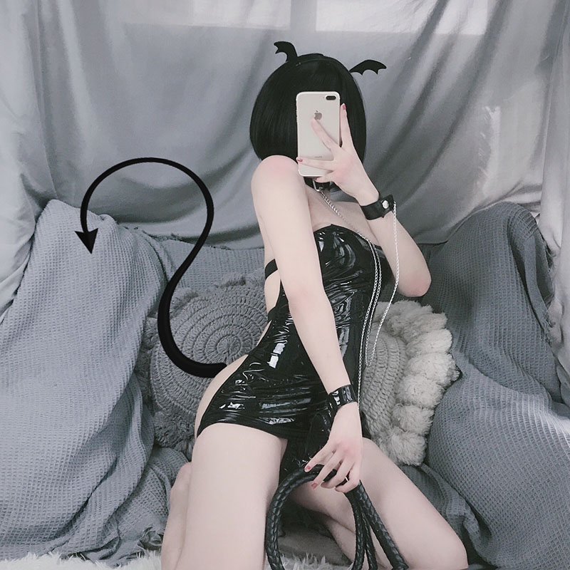 Sexy ingerie BDSM Bandage Faux eather Sex Save esbian Back Chest Handcuffs Nightcub Bodysuit for Women Cospay Costumes s