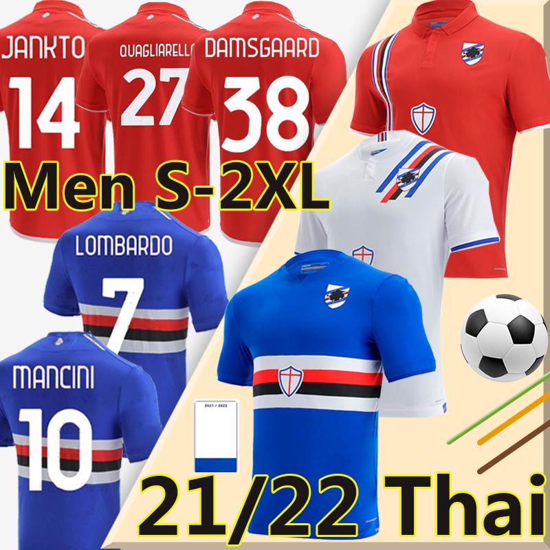 2122 UC Sampdoria soccer jerseys BERESZYNSKI JANKTO TORREGROSSA DAMSGAARD 21/22 GABBIADINI THORSBY COLLEY AUGELLO EKDAL VERRE Football Shirt, White
2122 UC Sampdoria soccer jerseys BERESZYNSKI JANKTO TORREGROSSA DAMSGAARD 21/22 GABBIADINI THORSBY COLLEY AUGELLO EKDAL VERRE Football Shirt, White