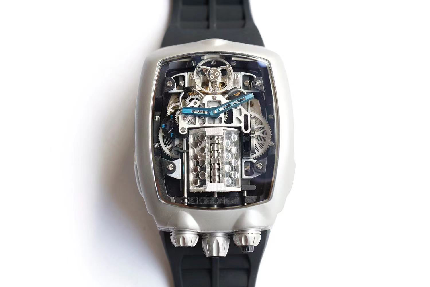 Men's watch master automatic mechanical movement high-end luxury hollow dial top design waterproof sport silver watchcase wholesale and retail
Men's watch master automatic mechanical movement high-end luxury hollow dial top design waterproof sport silver watchcase wholesale and retail