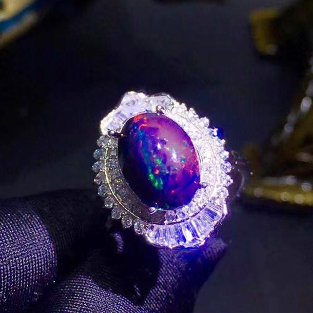 Cluster Rings Natural Real Black Opal Oval Luxury Ring 8*10mm 1.7ct Gemstone 925 Sterling Silver Fine Jewelry J212292, Golden;silver
Cluster Rings Natural Real Black Opal Oval Luxury Ring 8*10mm 1.7ct Gemstone 925 Sterling Silver Fine Jewelry J212292, Golden;silver