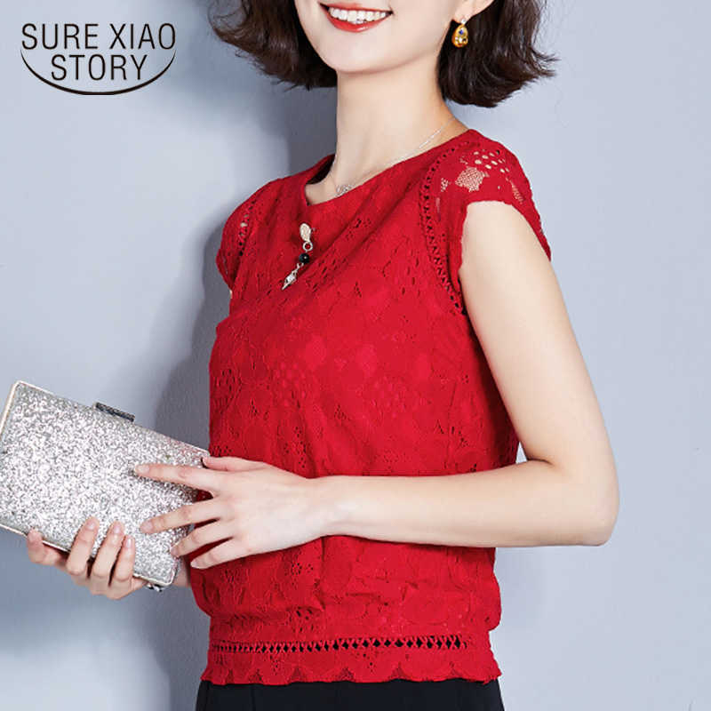 Fashion Spring Autumn Plus Size Slim Lace Ladies Shirts Short Sleeve Women Tops and Blouses Solid Red Hollow 8530 50 210527, White
Fashion Spring Autumn Plus Size Slim Lace Ladies Shirts Short Sleeve Women Tops and Blouses Solid Red Hollow 8530 50 210527, White