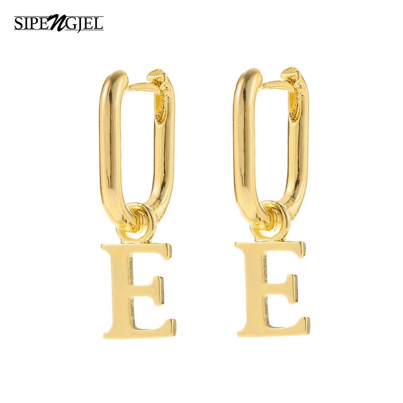 Hoop & Huggie 1 Pair Fashion Cute Initial Letter Earrings Gold Color Geometric Oval Small For Women Vintage Jewelry 2021
Hoop & Huggie 1 Pair Fashion Cute Initial Letter Earrings Gold Color Geometric Oval Small For Women Vintage Jewelry 2021