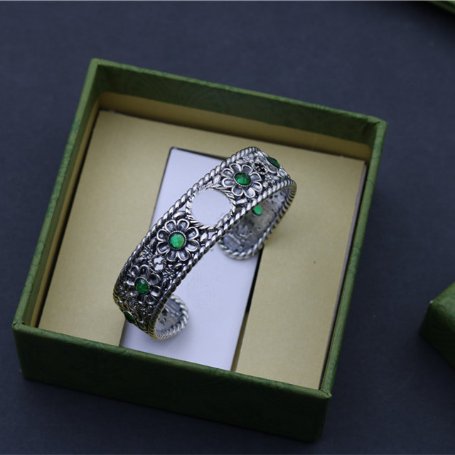 Woman Bracelets Open Diamond Bracelet High Quality Silver Bracelet Forwoman Hot Selling Bracelet Brass Fashion Jewelry Supply NRJ