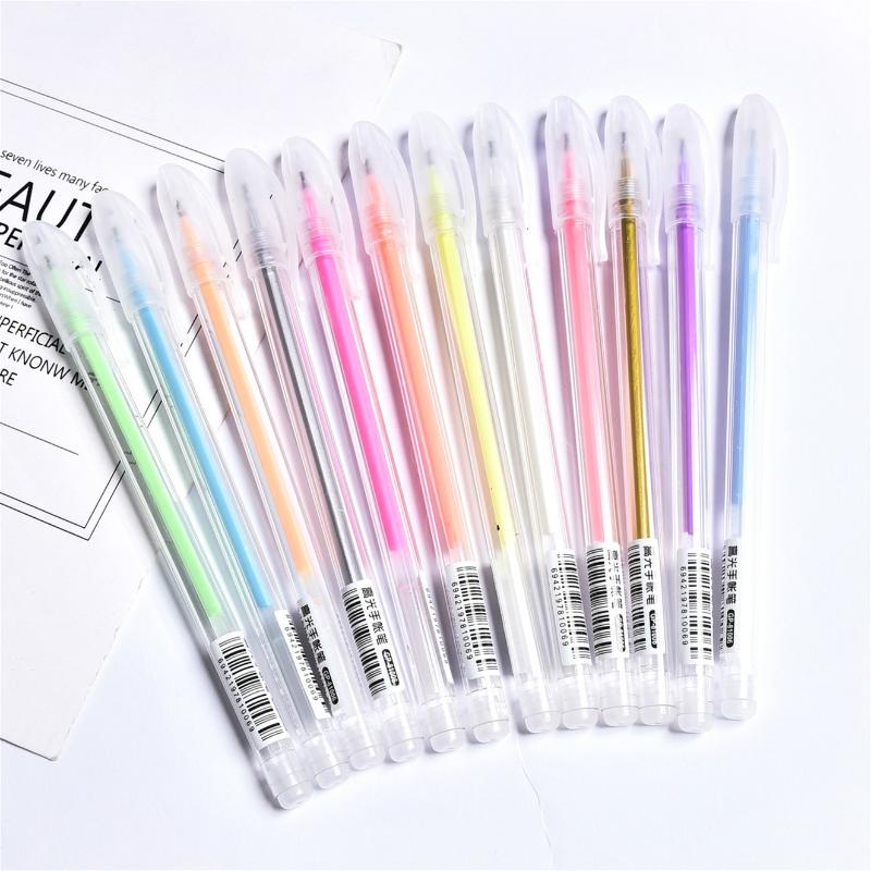 9Pcs 0.6mm Color Ink Po Gel Pen Stationery Office Learning Cute Scrapbooking Art Gift For Kids Ballpoint Pens, Blue;orange
9Pcs 0.6mm Color Ink Po Gel Pen Stationery Office Learning Cute Scrapbooking Art Gift For Kids Ballpoint Pens, Blue;orange