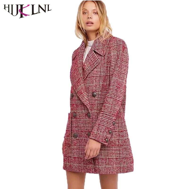 Women' Suits & Blazers HIJKLNL Veste Blazer Femme European Women OL Autumn Winter Plaid Jacket High Quality Double Breasted Coat NA488, Red
Women' Suits & Blazers HIJKLNL Veste Blazer Femme European Women OL Autumn Winter Plaid Jacket High Quality Double Breasted Coat NA488, Red