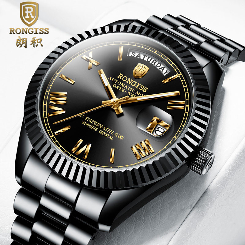 wrist watch lang mpf black men's technology waterproof gold full automatic mechanical sports high-end, Slivery;brown
wrist watch lang mpf black men's technology waterproof gold full automatic mechanical sports high-end, Slivery;brown