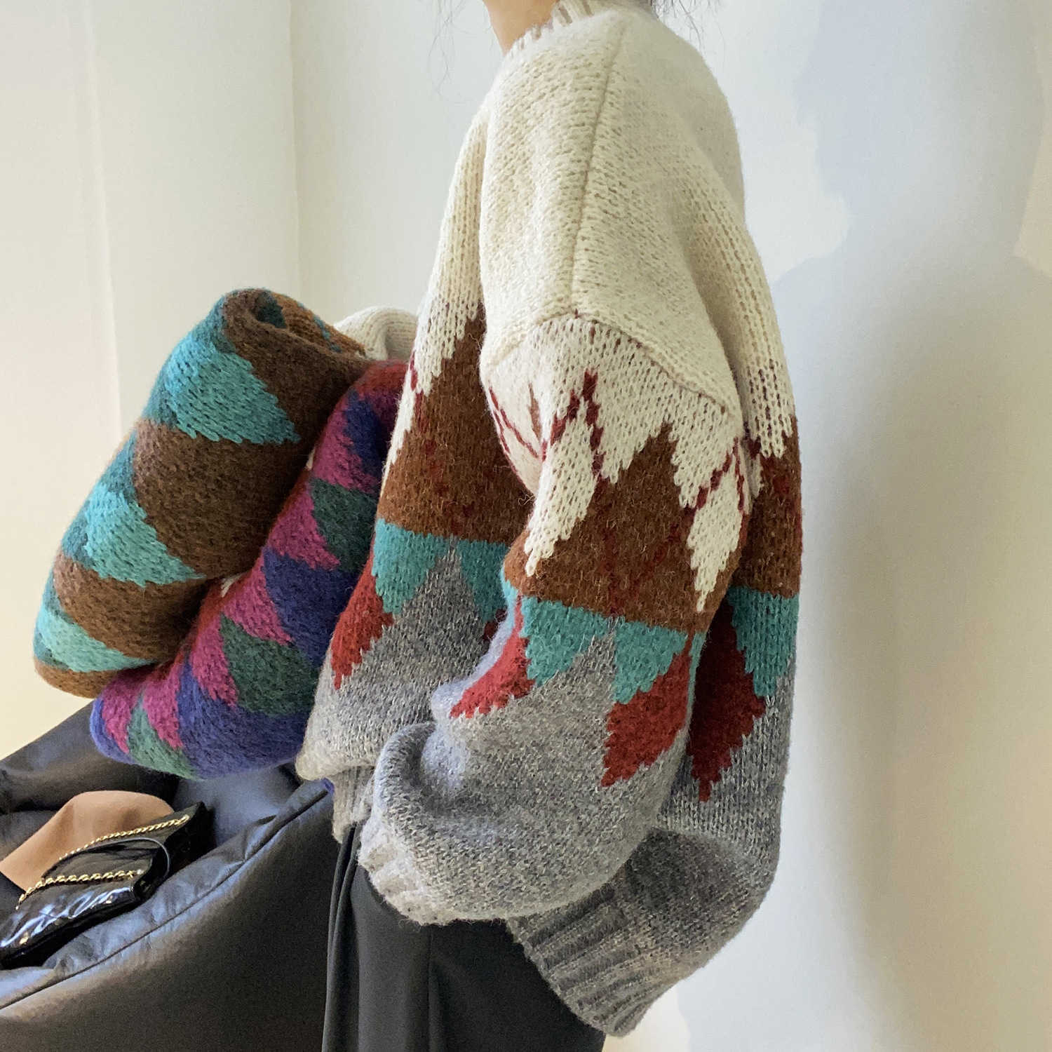 Christmas Sweater Women Autumn Winter Knitted Ribbed Pullover Crew Neck Slim Fashion Warm Pull 210607, Rice coffee
Christmas Sweater Women Autumn Winter Knitted Ribbed Pullover Crew Neck Slim Fashion Warm Pull 210607, Rice coffee