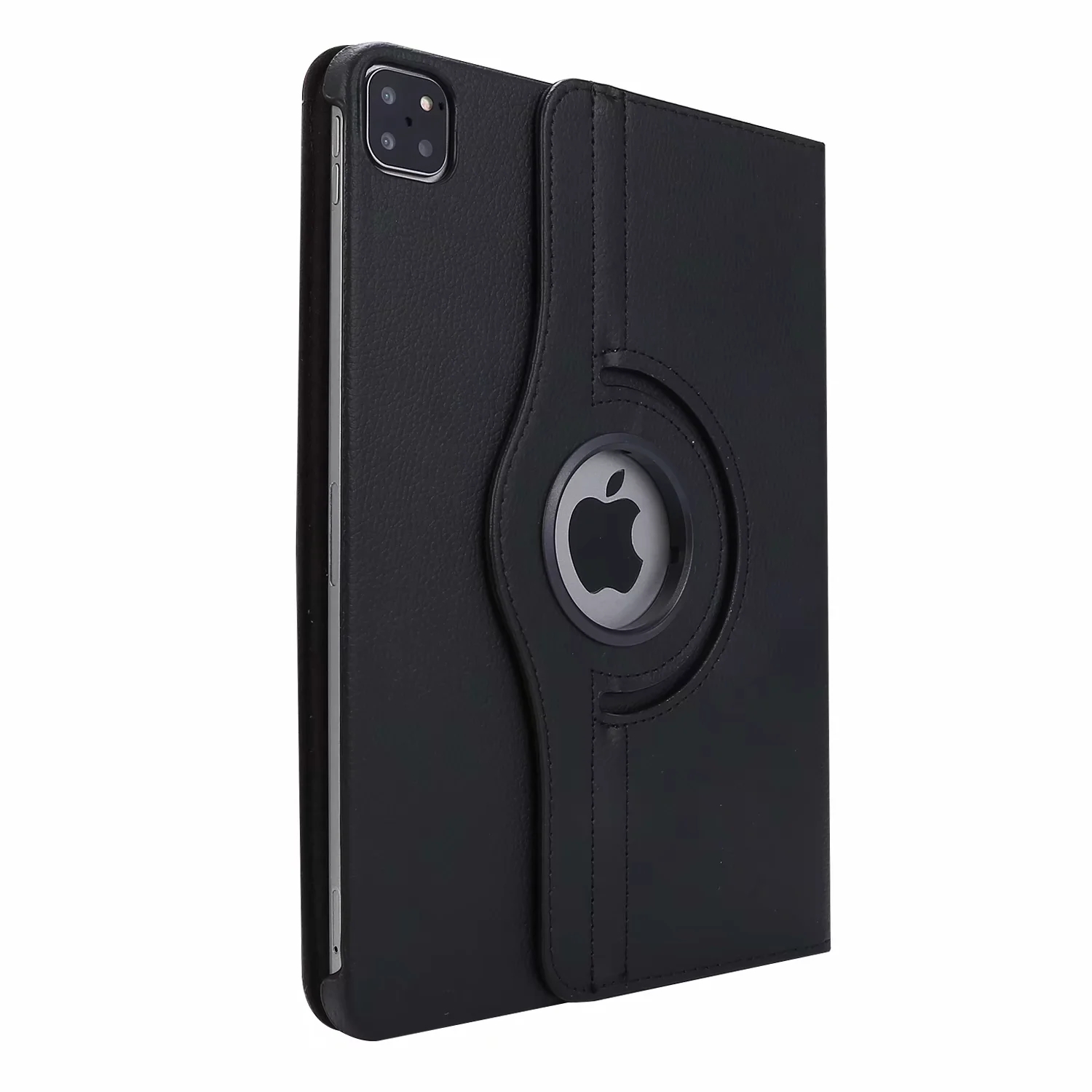 360° Rotation Tablet Cases for iPad Pro 129inch 3rd4th Gen Litchi Texture PU Leather Flip Kickstand Cover with Multi View An