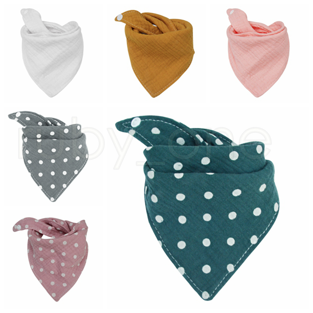 Burp Cloths Baby 14colors Infant Saliva Cloth Bandana Cotton Triangle Bibs Baby Saliva Bibs Pinafore Newborn Burp Cloths