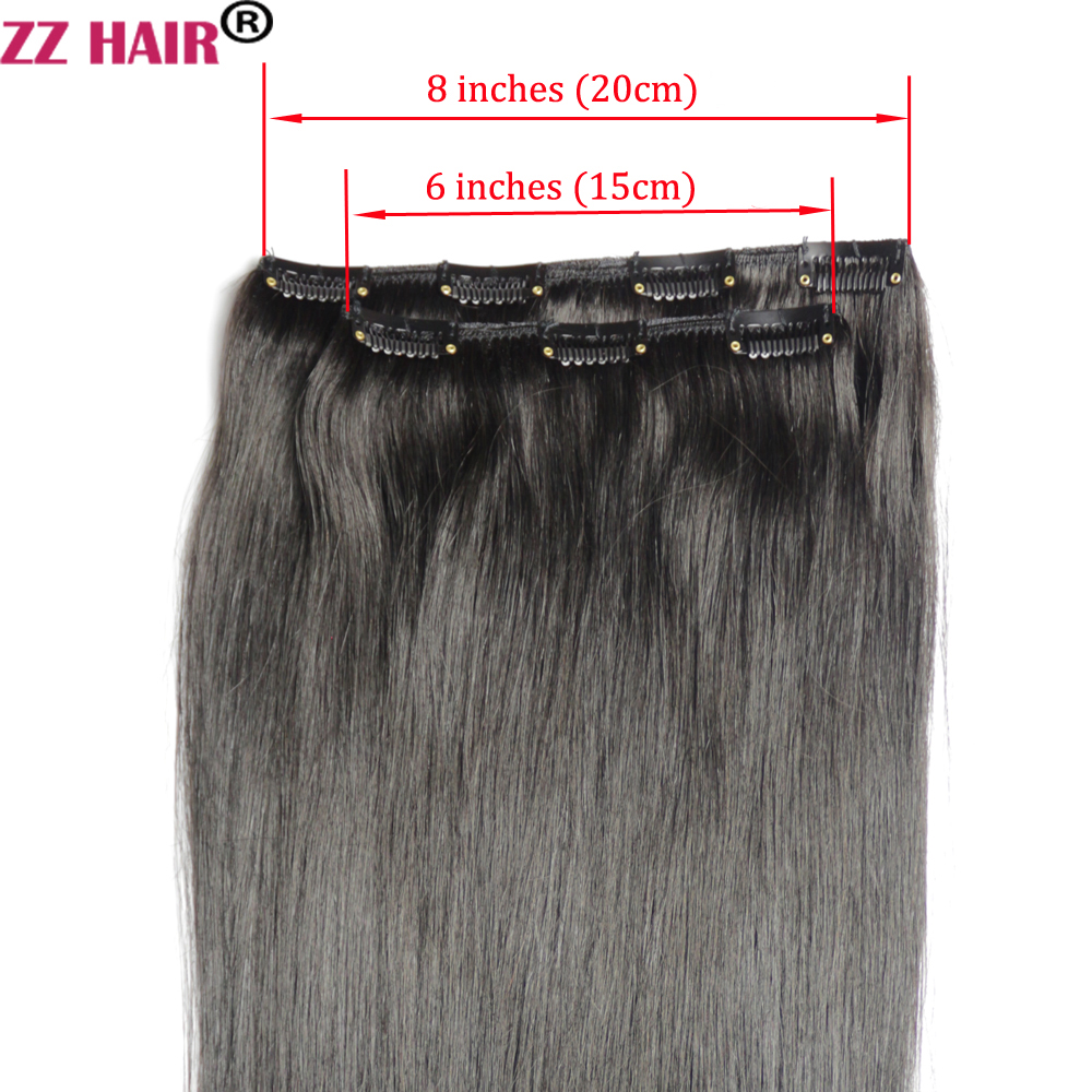 16 - 28 inches 80g-200g 100% Brazilian Remy Human Hair Extensions 2Pcs Set 1x20cm 1x15cm Two Pieces Natural Straight
