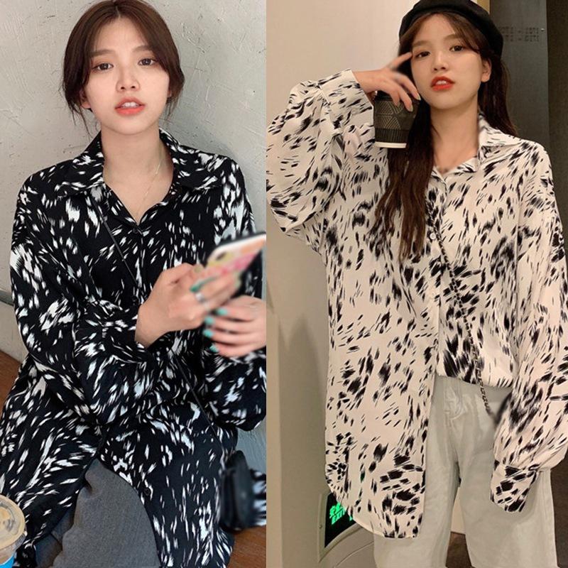Women' Blouses & Shirts Cold Wind Spotted Printing Long-sleeved Shirt Design Loose Temperament Blouse
Women' Blouses & Shirts Cold Wind Spotted Printing Long-sleeved Shirt Design Loose Temperament Blouse