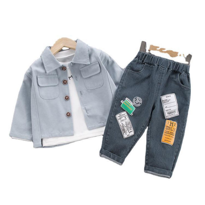 2021 New Casual Kids Boys Outfit Spring Autumn Baby Clothes Sets Cotton Long Sleeve Coat+t Shirt+pants Children Clothing 1-4years Mx97, Olive
2021 New Casual Kids Boys Outfit Spring Autumn Baby Clothes Sets Cotton Long Sleeve Coat+t Shirt+pants Children Clothing 1-4years Mx97, Olive