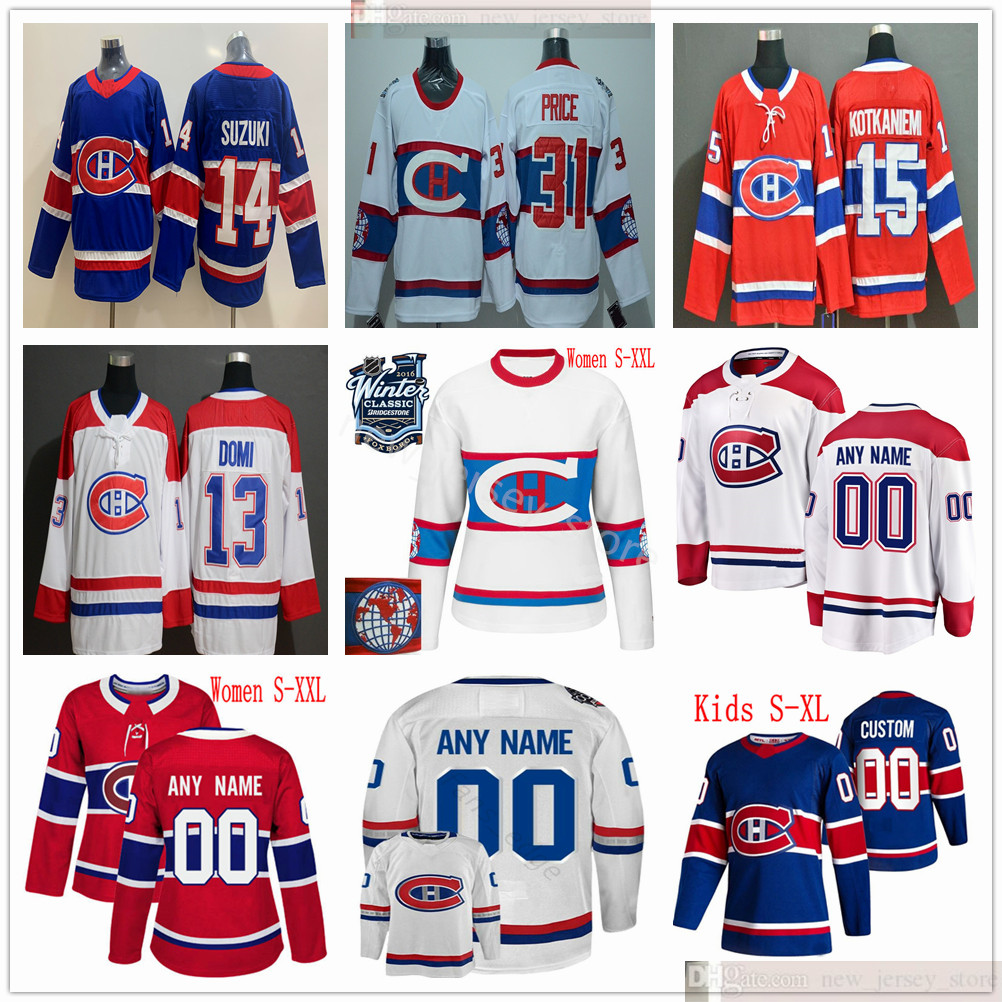 Custom Man Women Kids Montreal Canadiens Hockey Jersey 31 Carey Price 6 Shea Weber 11 Brendan Gallagher 92 Jonathan Drouin 14 Nick Suzuki 10, Black;red
Custom Man Women Kids Montreal Canadiens Hockey Jersey 31 Carey Price 6 Shea Weber 11 Brendan Gallagher 92 Jonathan Drouin 14 Nick Suzuki 10, Black;red