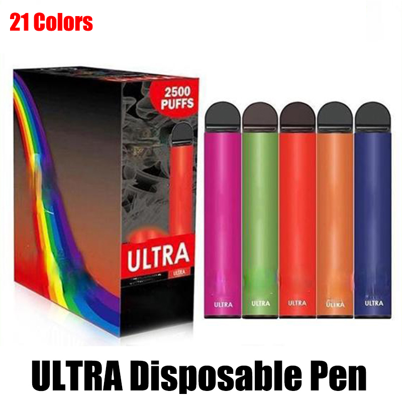 ULTRA Pod Disposable E cigarette Device Kit 2500 Pufffs 850mAh Battery 9ml Prefilled Cartridge Vape Pen Vs Bar Plus EXTRA
ULTRA Pod Disposable E cigarette Device Kit 2500 Pufffs 850mAh Battery 9ml Prefilled Cartridge Vape Pen Vs Bar Plus EXTRA