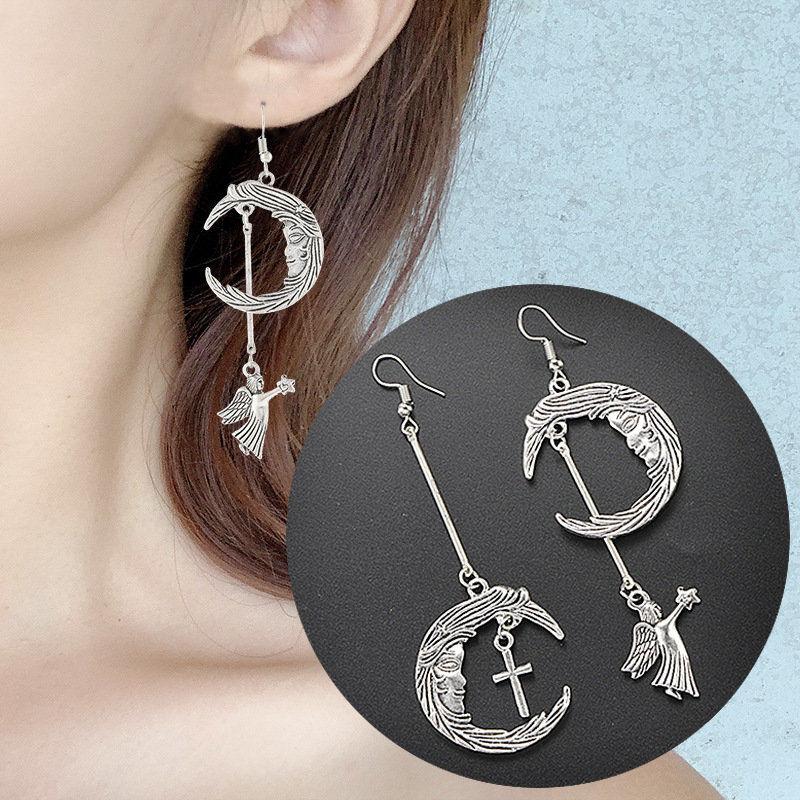 Dangle & Chandelier Earrings For Women Men 2021 Trend Grunge Gothic Punk Korean Style Angel Stud Minimalism Without EarHole Clip
Dangle & Chandelier Earrings For Women Men 2021 Trend Grunge Gothic Punk Korean Style Angel Stud Minimalism Without EarHole Clip