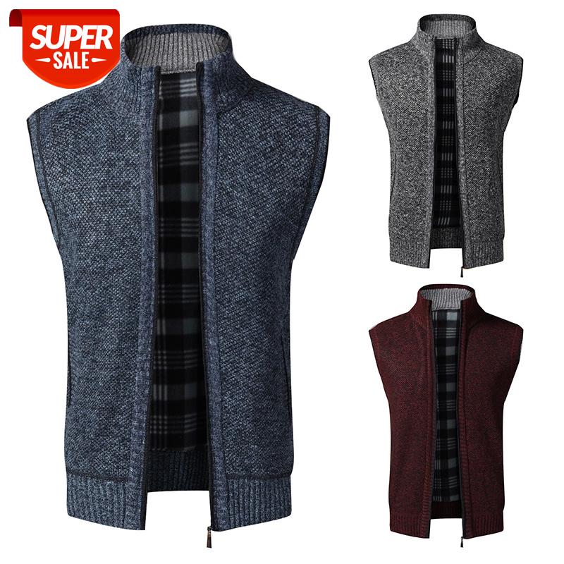 Fashion Fleece Sweater Vests Men Casual Knitted Cardigan Waistcoat Mens Windproof Sleeveless Jackets Solid Male Knitted Vest #Yn9Q, White;black
Fashion Fleece Sweater Vests Men Casual Knitted Cardigan Waistcoat Mens Windproof Sleeveless Jackets Solid Male Knitted Vest #Yn9Q, White;black