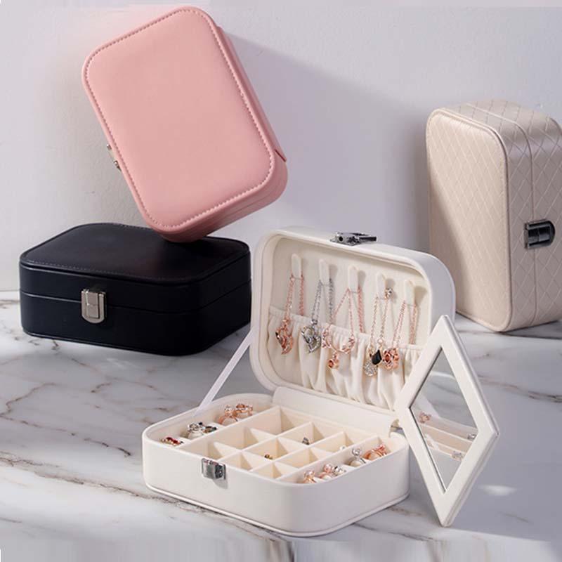 Jewelry Pouches, Bags 2021 Universal Box Organizer Display Travel Case Boxes Portable Button Leather Storage Jewelers, Pink;blue
Jewelry Pouches, Bags 2021 Universal Box Organizer Display Travel Case Boxes Portable Button Leather Storage Jewelers, Pink;blue