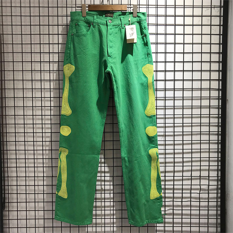 2021 New High Quality Bone Embroidery Men Women Fashion Green Gray Denim Pants Oversize Kapital Cargo Jeans Ir4y
2021 New High Quality Bone Embroidery Men Women Fashion Green Gray Denim Pants Oversize Kapital Cargo Jeans Ir4y