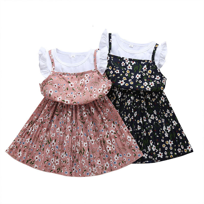 2021 New Summer for Fashion Flower Girl Es Cotton Short Sleeve Children Girls Kids Clothes 1-5 Years Jc87, Dark blue
2021 New Summer for Fashion Flower Girl Es Cotton Short Sleeve Children Girls Kids Clothes 1-5 Years Jc87, Dark blue