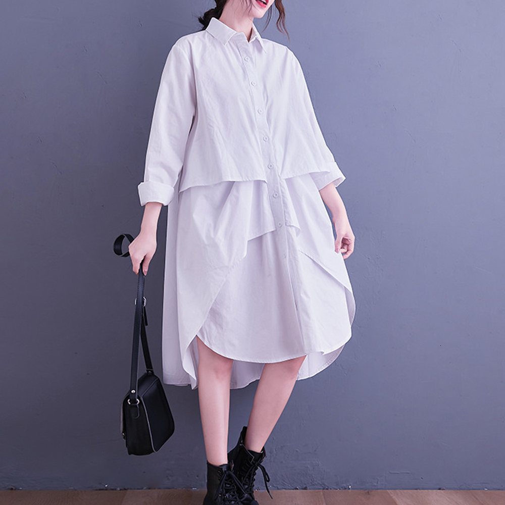 2021 Japanese Style Women's Spring and Autumn Clothing South Korea New Fashion Simple Thin Best-selling Irregular Long Sleeves Ytyd, White 
2021 Japanese Style Women's Spring and Autumn Clothing South Korea New Fashion Simple Thin Best-selling Irregular Long Sleeves Ytyd, White