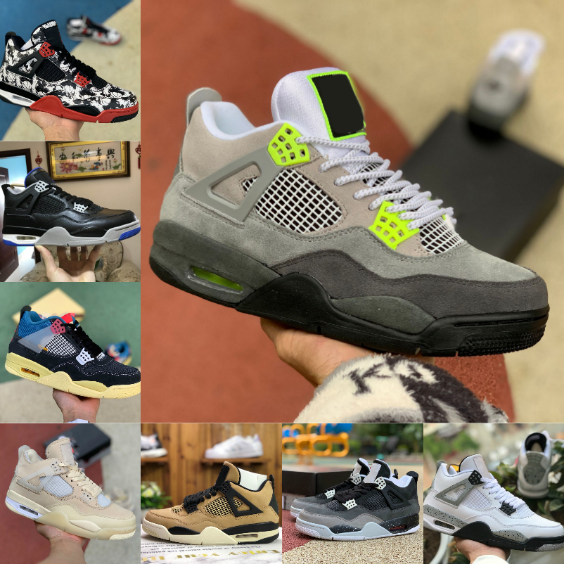 2021 New 4 4s Basketball Shoes Men Women New Cream Sail The White Cement Bred Court Purple Union LA GUAVA ICE Rasta BORDEAUX Sports Shoes, Y4025
2021 New 4 4s Basketball Shoes Men Women New Cream Sail The White Cement Bred Court Purple Union LA GUAVA ICE Rasta BORDEAUX Sports Shoes, Y4025
